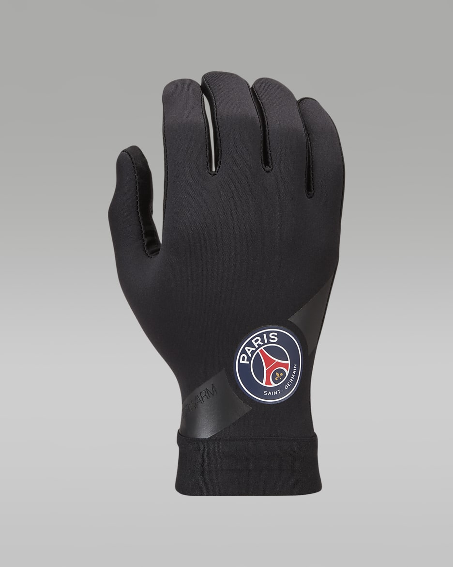Paris Saint Germain HyperWarm Soccer Gloves. Nike